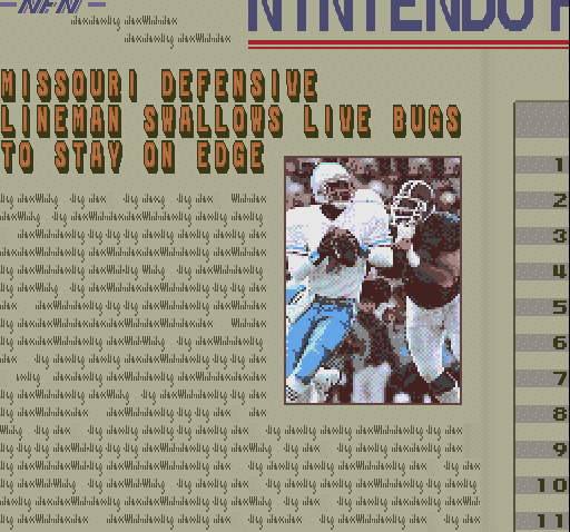 Super Play Action Football screenshot 3 for Super Nintendo
